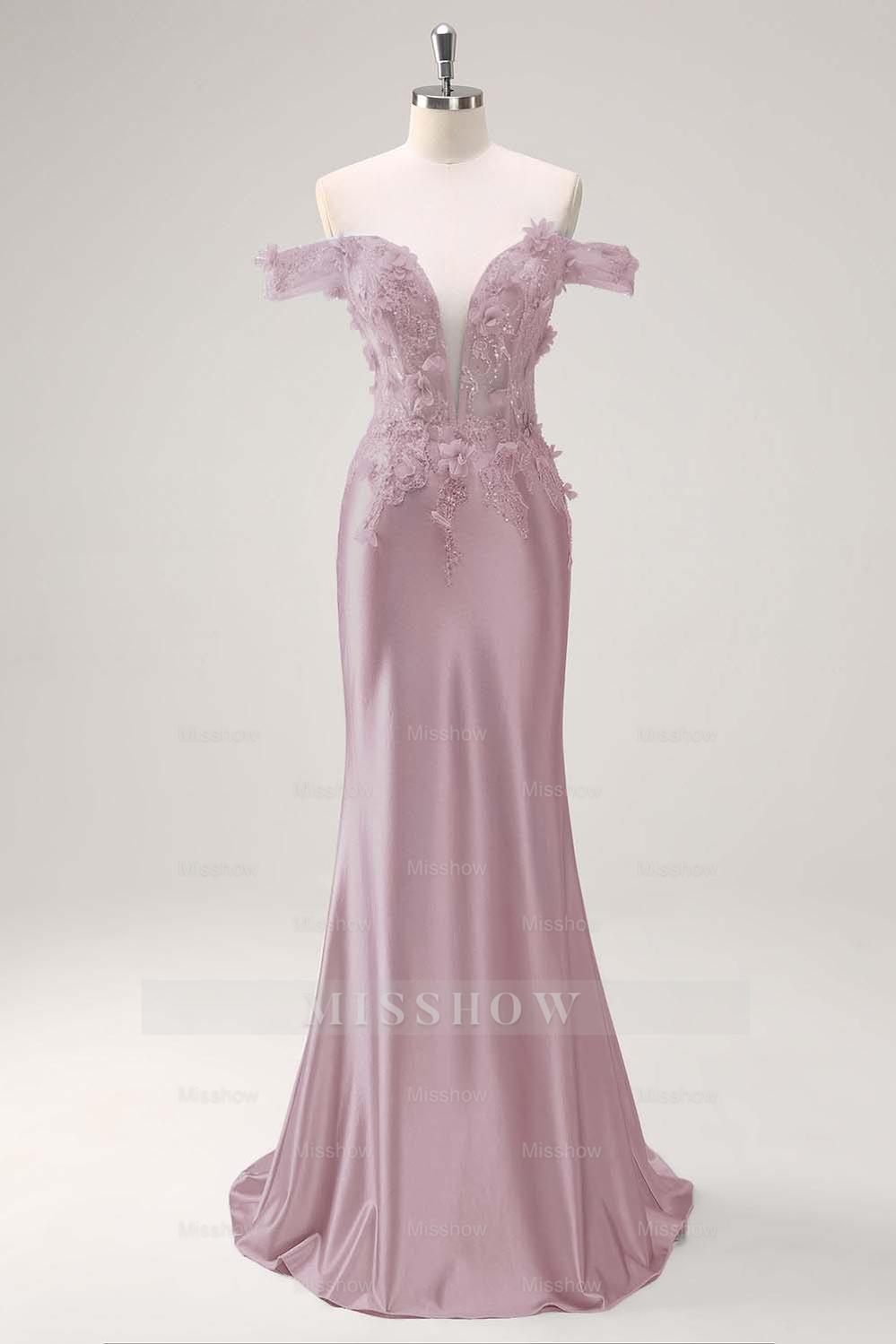 Strapless Sleeveless Long Mermaid Formal Dress With Appliques Pleated