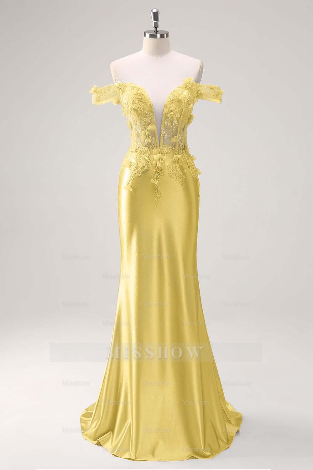 Strapless Sleeveless Long Mermaid Formal Dress With Appliques Pleated