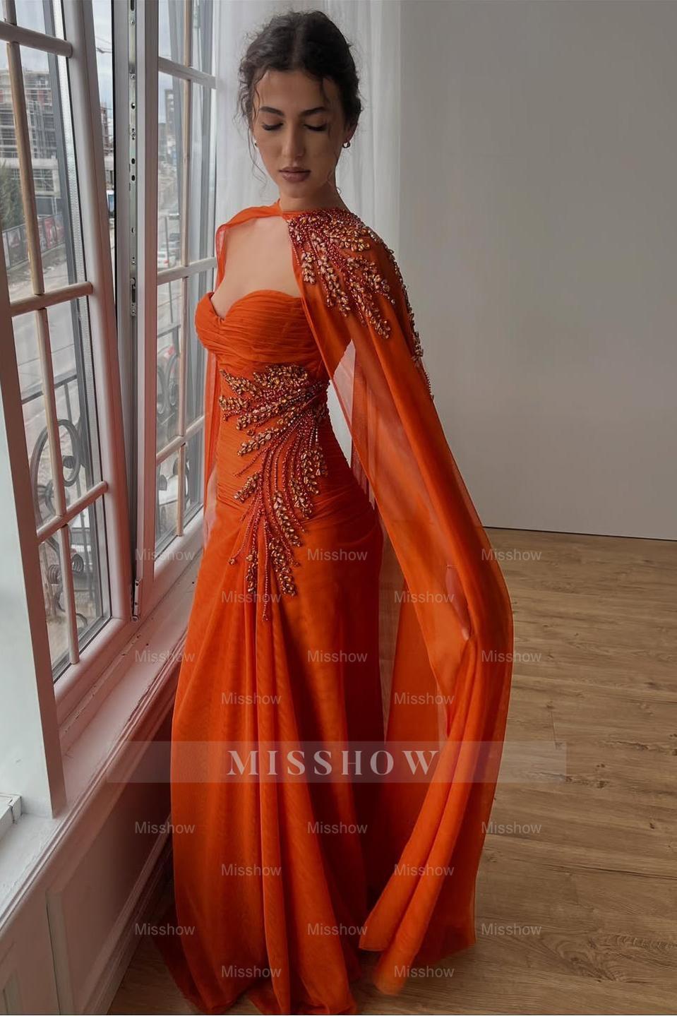 Strapless Sweetheart Sleeveless Long Formal Dress With Pleated Beading