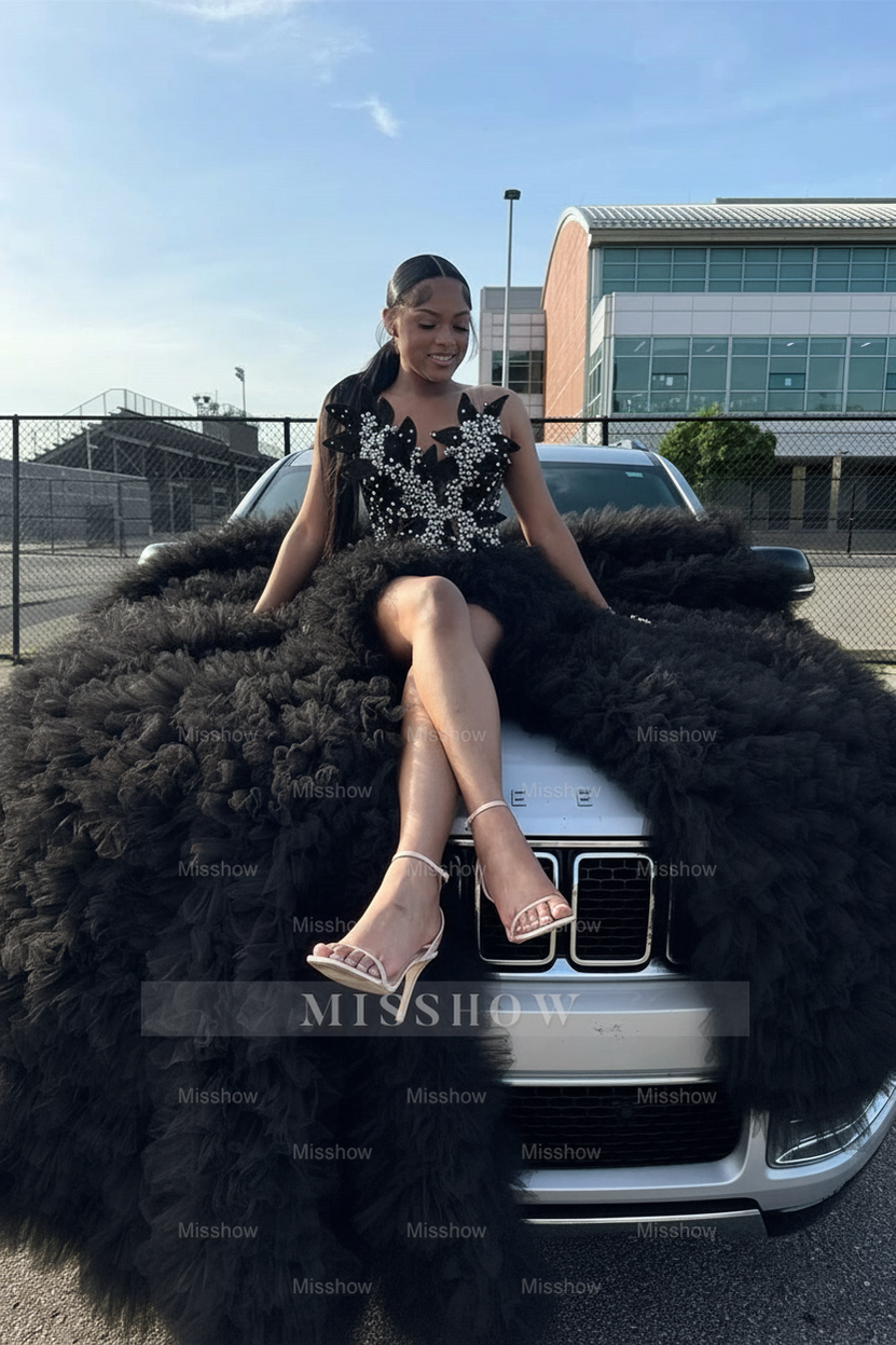 Stunning Pink Mermaid Prom Dress with Pearl Beading and Slit - Sleeveless Evening Gown