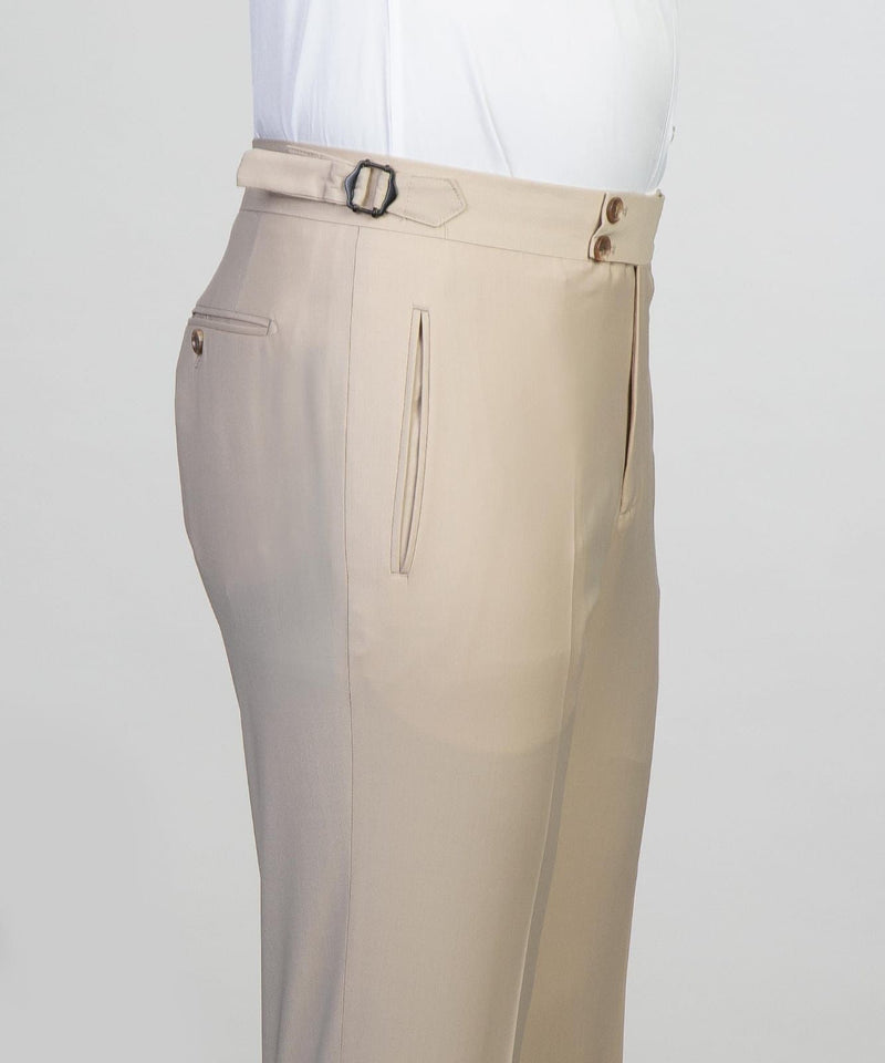 Stylish Champagne Peaked Lapel Three-Piece Best Fit Men’s Suits