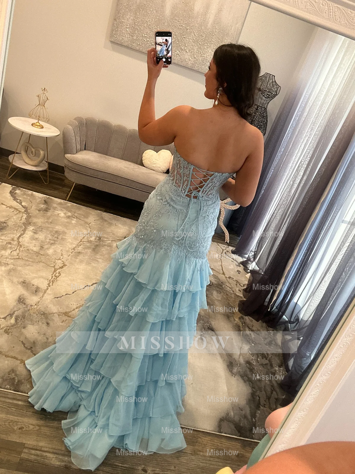 Trendy Long Mermaid Candy Pink Sweetheart Sleeveless Prom Dress with Slit