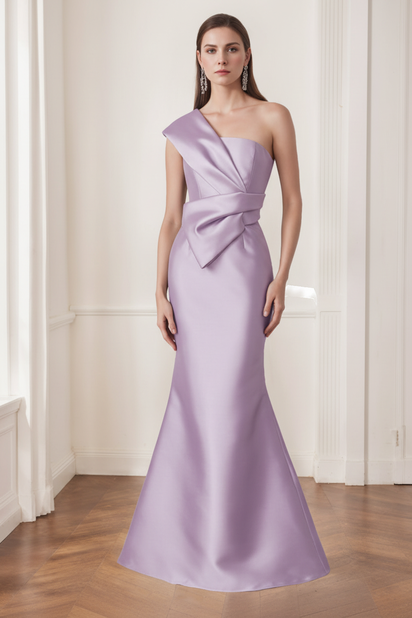 Trumpet/Mermaid One-Shoulder Sleeveless Floor-Length Mother of the Bride Dresses