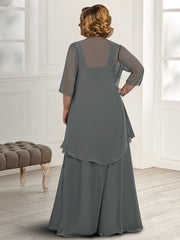 A Line Princess Spaghetti Straps Mother Of The Bride Dresses With Jacket
