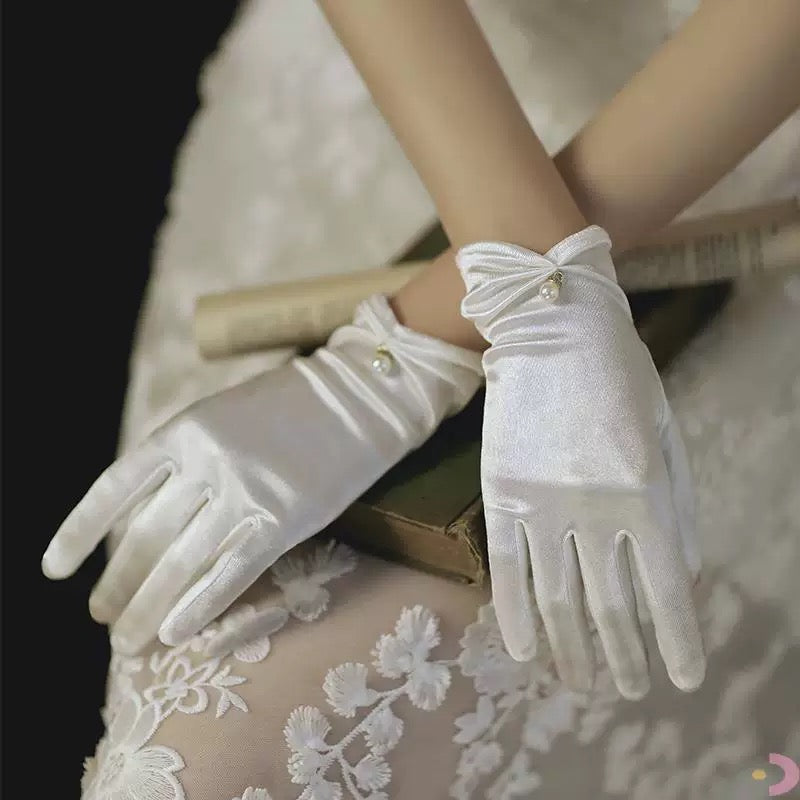 Wedding Gloves with Pearl