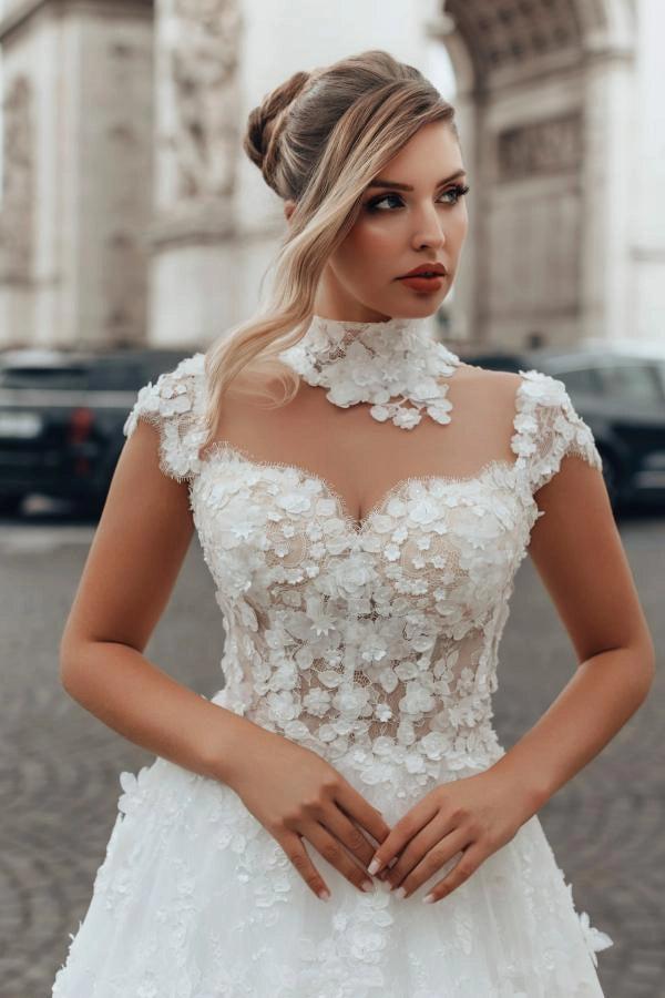long lace dress for sale Black Sweetheart Long Sleeves Lace Backless Wedding Dresses WD673 US18 / As Picture main image 0