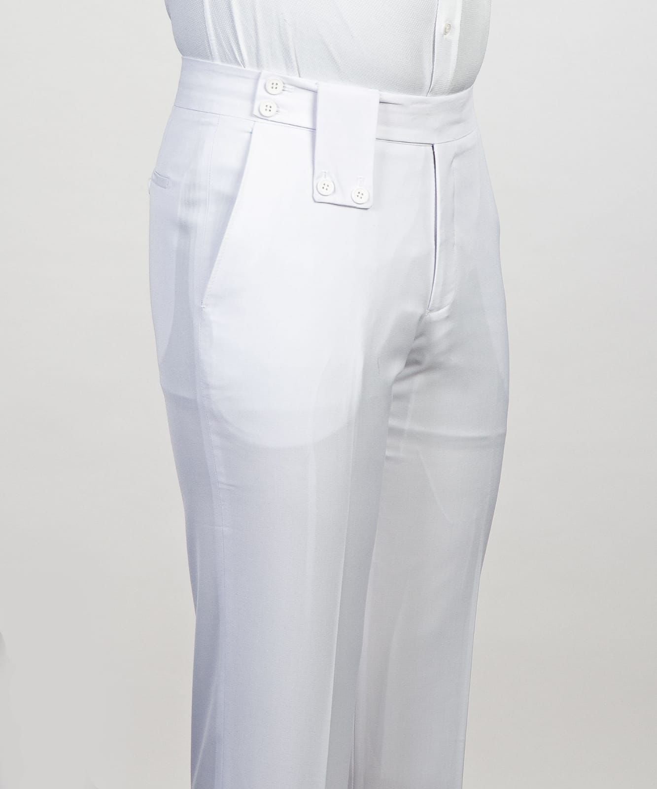 White Peak Lapel Two-Piece Slim Fit Wedding Suits