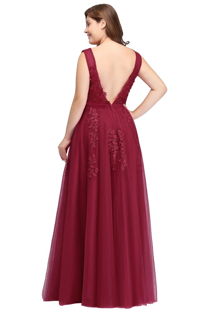 MISSHOW offers gorgeous White,Ivory,Pearl Pink,Dusty Rose,Red,Burgundy,Dark Navy,Black,Silver  party dresses with delicately handmade Beading,Appliques in size 0-26W. Shop Ankle-length prom dresses at affordable prices.