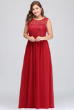 MISSHOW offers gorgeous Red Jewel party dresses with delicately handmade Lace in size 0-26W. Shop Floor-length prom dresses at affordable prices.