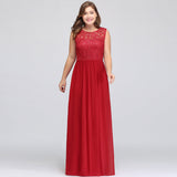 MISSHOW offers gorgeous Red Jewel party dresses with delicately handmade Lace in size 0-26W. Shop Floor-length prom dresses at affordable prices.