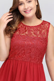 MISSHOW offers gorgeous Red Jewel party dresses with delicately handmade Lace in size 0-26W. Shop Knee-length prom dresses at affordable prices.