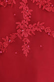 MISSHOW offers gorgeous Red Jewel party dresses with delicately handmade Appliques in size 0-26W. Shop Tea-length prom dresses at affordable prices.