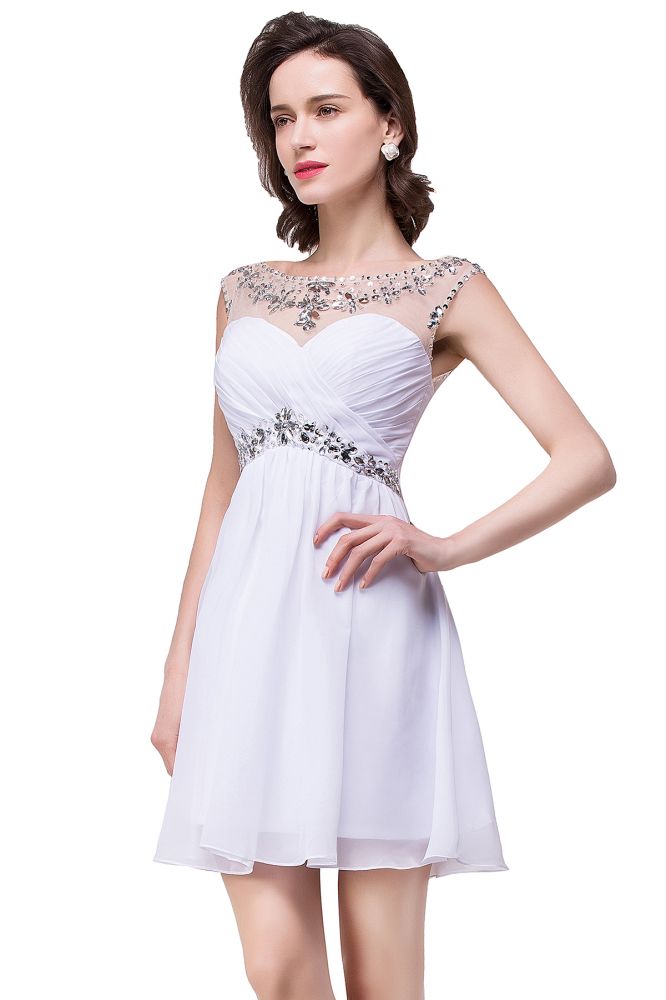 MISSHOW offers gorgeous White,Red,Daffodil,Royal Blue,Mint Green Strapless party dresses with delicately handmade Crystal in size 0-26W. Shop Mini prom dresses at affordable prices.