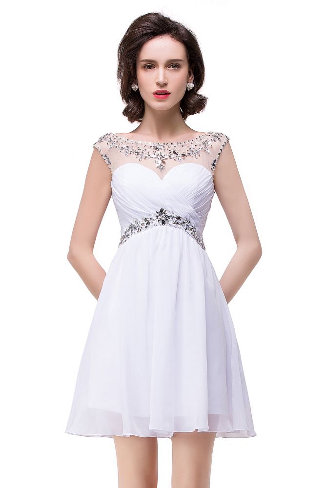 MISSHOW offers gorgeous White,Red,Daffodil,Royal Blue,Mint Green Strapless party dresses with delicately handmade Crystal in size 0-26W. Shop Mini prom dresses at affordable prices.