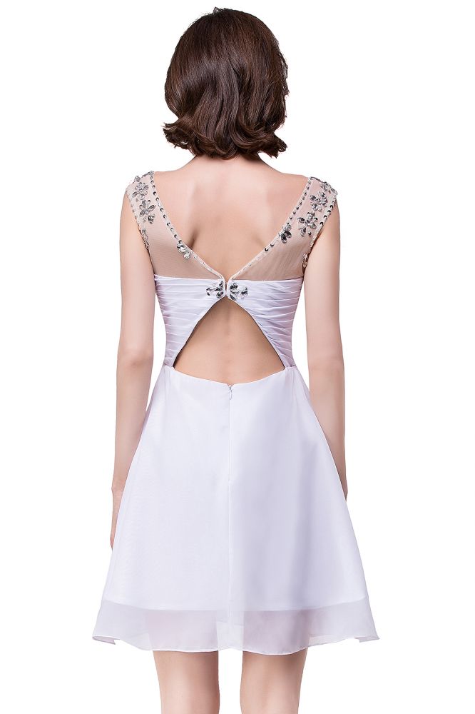 MISSHOW offers gorgeous White,Red,Daffodil,Royal Blue,Mint Green Strapless party dresses with delicately handmade Crystal in size 0-26W. Shop Mini prom dresses at affordable prices.
