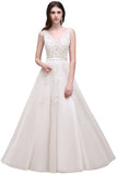 MISSHOW offers A-line Floor-length Tulle Bridesmaid Dress with Appliques at a cheap price from White,Ivory,Pearl Pink,Dusty Rose,Red,Burgundy,Dark Navy,Black,Silver, Tulle to A-line Floor-length hem. Stunning yet affordable Sleeveless Evening Dresses,Bridesmaid Dresses.