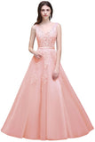 MISSHOW offers A-line Floor-length Tulle Bridesmaid Dress with Appliques at a cheap price from White,Ivory,Pearl Pink,Dusty Rose,Red,Burgundy,Dark Navy,Black,Silver, Tulle to A-line Floor-length hem. Stunning yet affordable Sleeveless Evening Dresses,Bridesmaid Dresses.