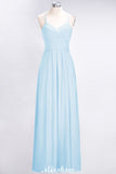 MISSHOW offers A-Line Halter V-Neck Sleeveless Bridesmaid Dress Ruffles Evening Swing Dress at a good price from 100D Chiffon to A-line Floor-length them. Lightweight yet affordable home,beach,swimming useBridesmaid Dresses.