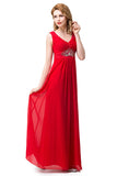 A plus size Red bridesmaid dress made of 100D Chiffon are trendy for  . Shop MISSHOW with elaborately designed Crystal,Ruffles gowns for your bridesmaids.