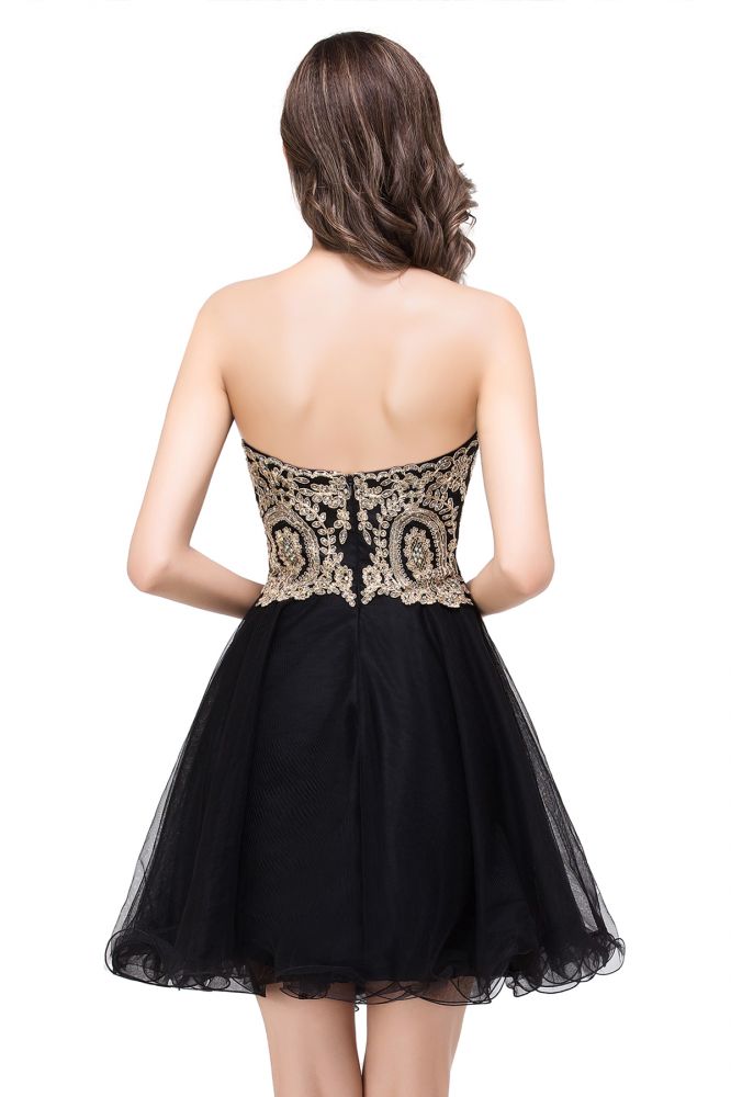 MISSHOW offers gorgeous Regency,Lilac,Royal Blue,Dark Navy,Black,Mint Green Strapless party dresses with delicately handmade Lace,Appliques,Embroidery in size 0-26W. Shop Mini prom dresses at affordable prices.
