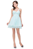 MISSHOW offers gorgeous Mint Green Sweetheart party dresses with delicately handmade Crystal in size 0-26W. Shop Mini prom dresses at affordable prices.