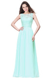 MISSHOW offers A-line Sleeveless Crew Floor-length Lace Top Chiffon Prom Dresses at a cheap price from Watermelon,Red,Burgundy,Regency,Lilac,Dark Navy,Black,Silver,Mint Green, 30D Chiffon,Lace to A-line Floor-length hem. Stunning yet affordable Sleeveless Prom Dresses,Evening Dresses.