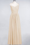 MISSHOW offers A-Line Spaghetti-Straps Sweetheart Sleeveless Bridesmaid Dress Ruffles Chiffon Evening Maxi Gown at a good price from 100D Chiffon to A-line Floor-length them. Lightweight yet affordable home,beach,swimming useBridesmaid Dresses.