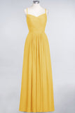 MISSHOW offers A-Line Spaghetti-Straps Sweetheart Sleeveless Bridesmaid Dress Ruffles Chiffon Evening Maxi Gown at a good price from 100D Chiffon to A-line Floor-length them. Lightweight yet affordable home,beach,swimming useBridesmaid Dresses.