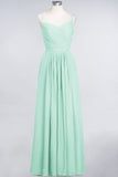 MISSHOW offers A-Line Spaghetti-Straps Sweetheart Sleeveless Bridesmaid Dress Ruffles Chiffon Evening Maxi Gown at a good price from 100D Chiffon to A-line Floor-length them. Lightweight yet affordable home,beach,swimming useBridesmaid Dresses.