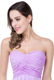 MISSHOW offers A-line Strapless Chiffon Bridesmaid Dress with Draped at a cheap price from Same as Picture, 100D Chiffon to A-line Mini hem. Stunning yet affordable Sleeveless Prom Dresses,Homecoming Dresses,Bridesmaid Dresses.