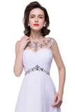 MISSHOW offers gorgeous White,Red,Royal Blue,Mint Green Scoop party dresses with delicately handmade Crystal,Draped in size 0-26W. Shop Floor-length prom dresses at affordable prices.