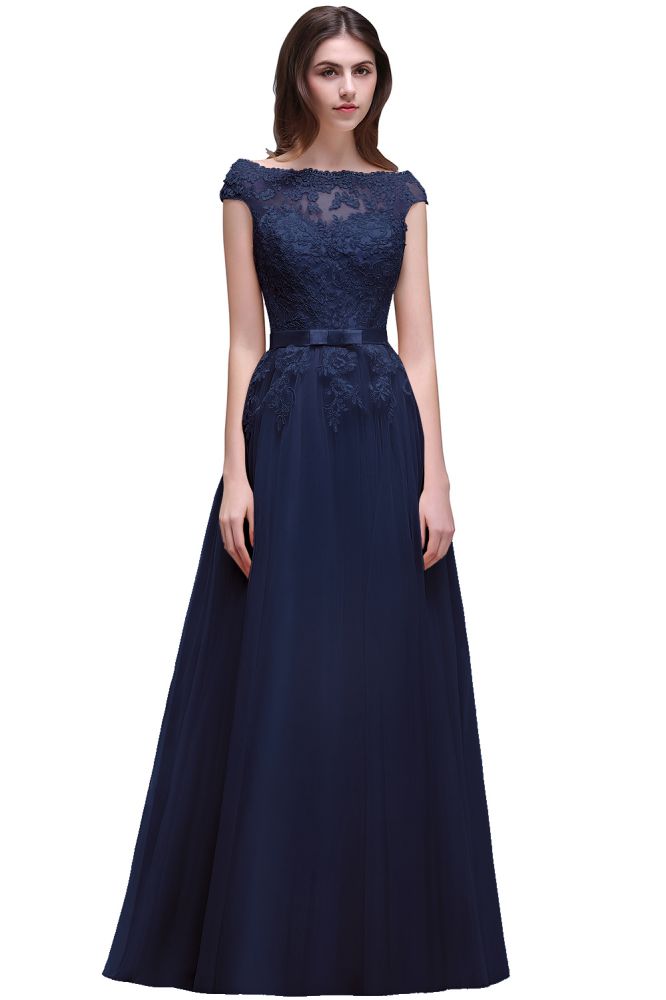 MISSHOW offers gorgeous Ivory,Dusty Rose,Burgundy,Royal Blue,Dark Navy,Black,Light Champagne Jewel party dresses with delicately handmade Lace,Appliques,Buttons in size 0-26W. Shop Floor-length prom dresses at affordable prices.