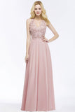 MISSHOW offers A-line V-neck Appliques Chiffon Evening Maxi Dresses Sleeveless Bridesmaid Dress at a good price from Blushing Pink,Dusty Rose,Burgundy,Dark Navy,Silver,Dark Green,30D Chiffon to A-line Floor-length them. Stunning yet affordable Sleeveless Bridesmaid Dresses.