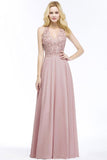 MISSHOW offers A-line V-neck Appliques Chiffon Evening Maxi Dresses Sleeveless Bridesmaid Dress at a good price from Blushing Pink,Dusty Rose,Burgundy,Dark Navy,Silver,Dark Green,30D Chiffon to A-line Floor-length them. Stunning yet affordable Sleeveless Bridesmaid Dresses.