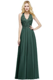 MISSHOW offers A-line V-neck Appliques Chiffon Evening Maxi Dresses Sleeveless Bridesmaid Dress at a good price from Blushing Pink,Dusty Rose,Burgundy,Dark Navy,Silver,Dark Green,30D Chiffon to A-line Floor-length them. Stunning yet affordable Sleeveless Bridesmaid Dresses.