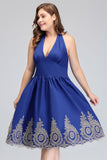 MISSHOW offers gorgeous Pool V-neck party dresses with delicately handmade Appliques in size 0-26W. Shop Mini prom dresses at affordable prices.