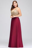 MISSHOW offers gorgeous Red V-neck party dresses with delicately handmade Beading,Appliques in size 0-26W. Shop Floor-length prom dresses at affordable prices.