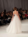 A-Line/Elegant Scoop Sleeveless Short Sleeves Floor-length Organza Prom Prom Dresses