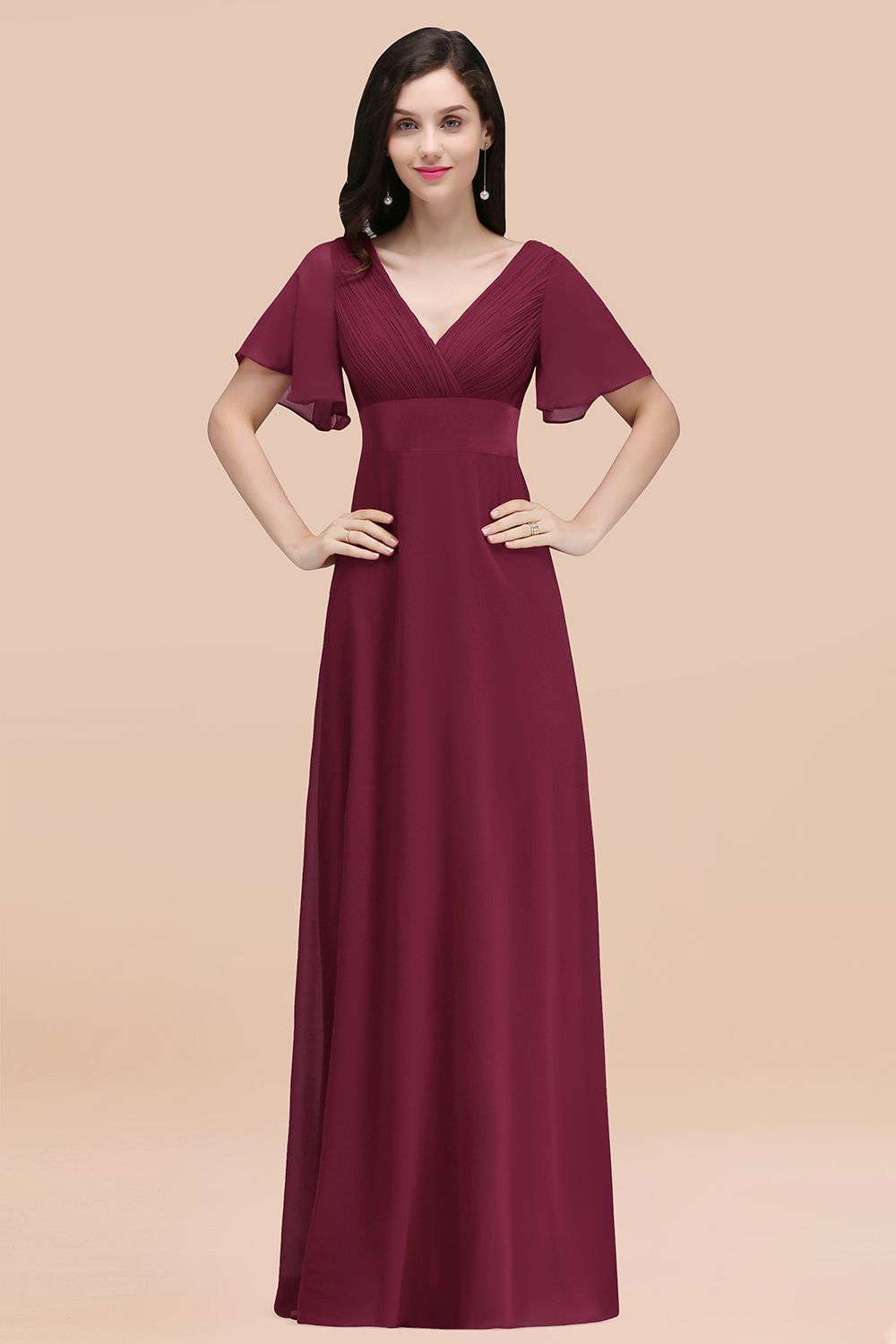 affordable burgundy bridesmaid dresses 19 Affordable Burgundy Bridesmaid Dresses Wedding Shoppe