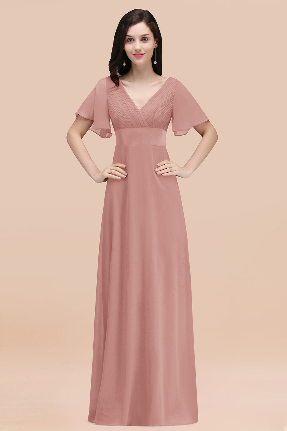 burgundy and blush bridesmaid dresses 10 Burgundy Bridesmaid Dresses From Real Weddings
