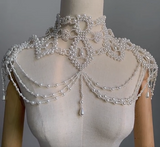 Amazing High Neck Pearls Jewelry Necklace