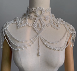 Amazing High Neck Pearls Jewelry Necklace-misshow.com