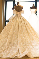 Amazing Strapless Cap sleeves Lace appliques Wedding Dress-misshow.com