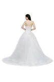 This elegant Sweetheart Tulle wedding dress with Lace could be custom made in plus size for curvy women. Plus size Sleeveless Ball Gown bridal gowns are classic yet cheap.