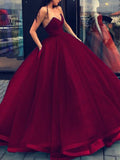 Ball Gown Sleeveless Sweetheart Organza Floor-Length Prom Dresses