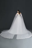 This elegant Off-the-shoulder Tulle wedding dress with Lace could be custom made in plus size for curvy women. Plus size Sleeveless Ball Gown bridal gowns are classic yet cheap.