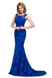 MISSHOW offers gorgeous Royal Blue Jewel party dresses with delicately handmade Crystal,Appliques in size 0-26W. Shop Floor-length prom dresses at affordable prices.