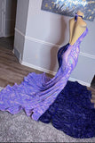 Beautiful Long Mix Colour Sleeveless Mermaid Prom Dress-misshow.com