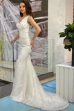 Beautiful Long White One Shoulder Sleeveless Mermaid Evening Dresses With Glitter-misshow.com