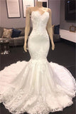 Beautiful Strapless s Mermaid Wedding Bridal Wears New Arrival-misshow.com